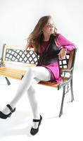 KNITTEX / WZORZYSTE RAJSTOPY DZIEWCZĘCE WILL 122-128, 60 DEN - www.anstel.pl