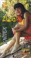 KNITTEX / DR0012 - PODKOLANÓWKI ŻAKARDOWE ZUZIA 2 PARY, 20 DEN - www.anstel.pl
