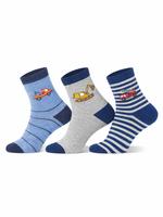 NOVITI / SKARPETY CHŁOPIĘCE SB168 BAWEŁNA WZÓR - www.anstel.pl