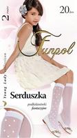FUN-POL / PODKOLANÓWKA DZIEWCZĘCE SERDUSZKA 20 DEN - www.anstel.pl