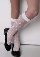 KNITTEX / DZIEWCZĘCE PODKOLANÓWKI W SERDUSZKA BELLINA DR2613 20 DEN - www.anstel.pl