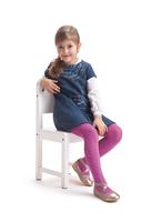 KNITTEX / DR1601 - WZORZYSTE RAJSTOPY DZIECIĘCE DOMINO 40 DEN - www.anstel.pl