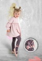 KNITTEX / RAJSTOPY DZIEWCZĘCE Z WISKOZY VIOLET DR2322 - www.anstel.pl