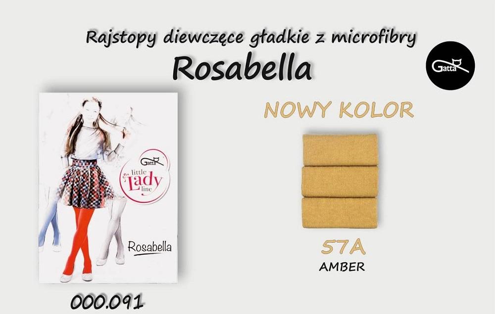 GATTA / ROSABELLA - RAJSTOPY DZIECIĘCE MICROFIBRA 60 DEN - 000.091,  00A.091 - www.anstel.pl