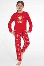 CORNETTE / PIŻAMA KIDS 594/206 DOG 2 DŁ/RĘKAW CHRISTMAS - www.anstel.pl