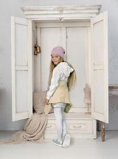 KNITTEX / RAJSTOPY DZIEWCZĘCE W KROPKI MIKROFIBRA DOMINICA DR1517 40 DEN - www.anstel.pl