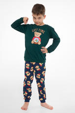 CORNETTE / PIŻAMA KIDS BOY 593/184 GIFT TIME DŁ/RĘKAW CHRISTMAS - www.anstel.pl