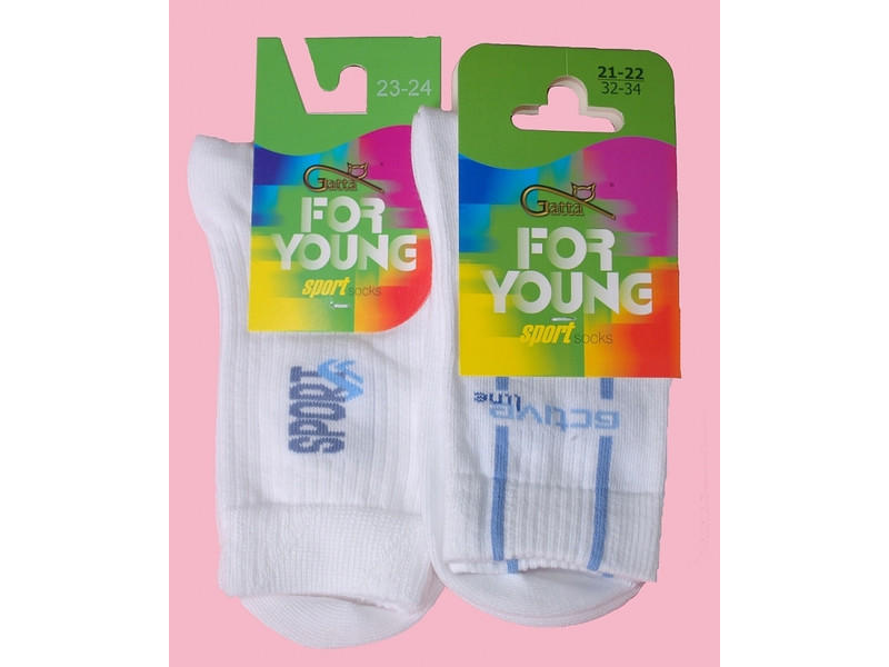 Young - skarpetki sportowe 11-15 lat