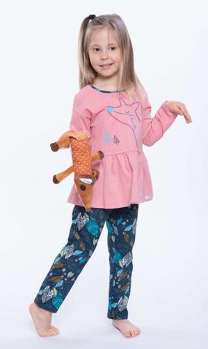 404171 piżama dziewczęca długi rękaw