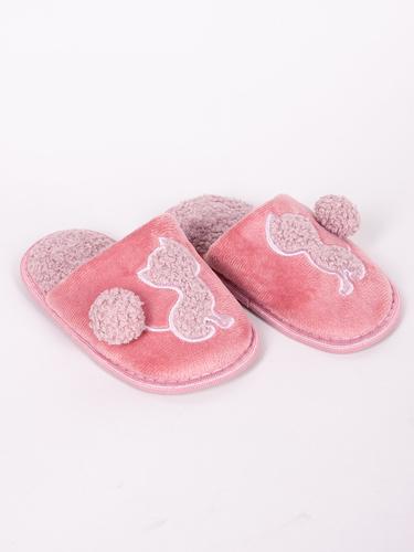 Klapki, kapcie dziewczęce z kotkiem okl-0118