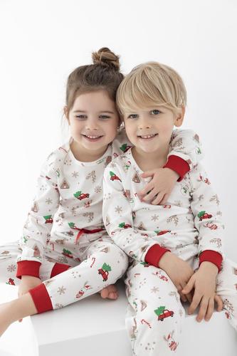 Piżama sensis kids maurice/samantha christmas dł rękaw