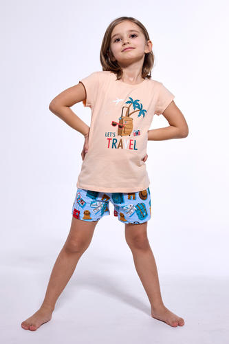 Piżama girl kids kr 787/110 travel 2