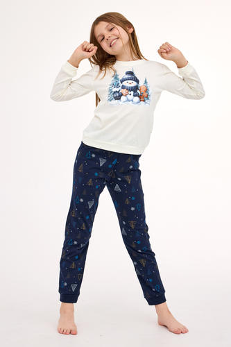 Piżama girl young dr 978/189 snowy day