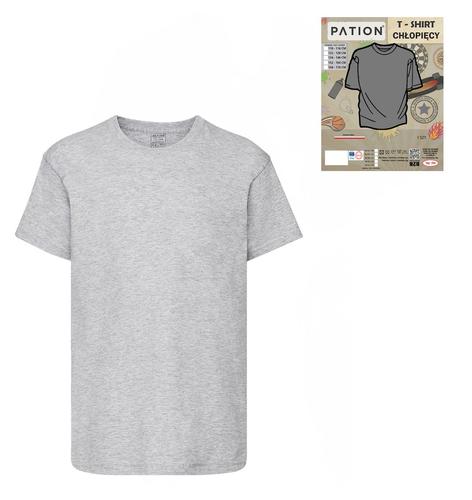 T-shirt chłopięcy pation szary melanż 732234, 732180, 732135, 732081, 732036