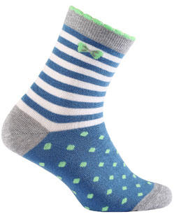 Skarpetki wzorowane dziewczęce 6-11 lat - w34.01p, u34.01p