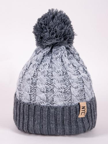Czapka zimowa chłopięca podwójna czz-0454c