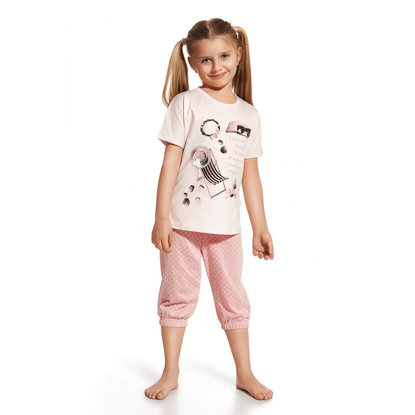 Piżama dziewczęca 570/46 girl , krótki rękaw