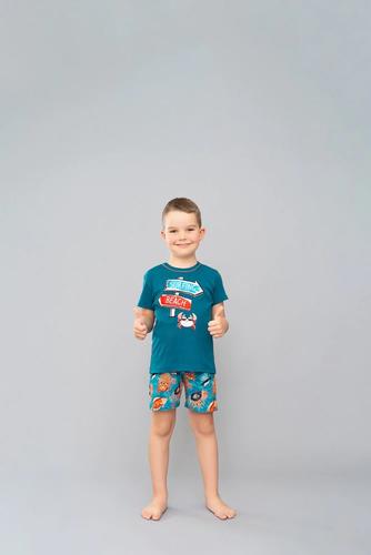 Piżama chłopięca krab kr.rękaw, kr.spodnie