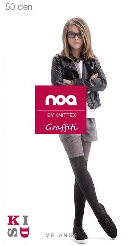 Dr1603 - rajstopy dziecięce graffiti 50 den