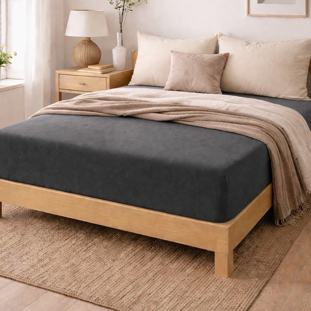 Prześcieradło frotte 175 gsm grafit luneo 765331, 765393, 765454, 765515, 765577