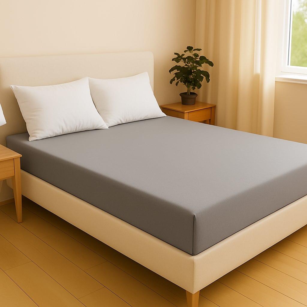 Prześcieradło z gumką sweet home colletion szary 738397, 738403, 738410