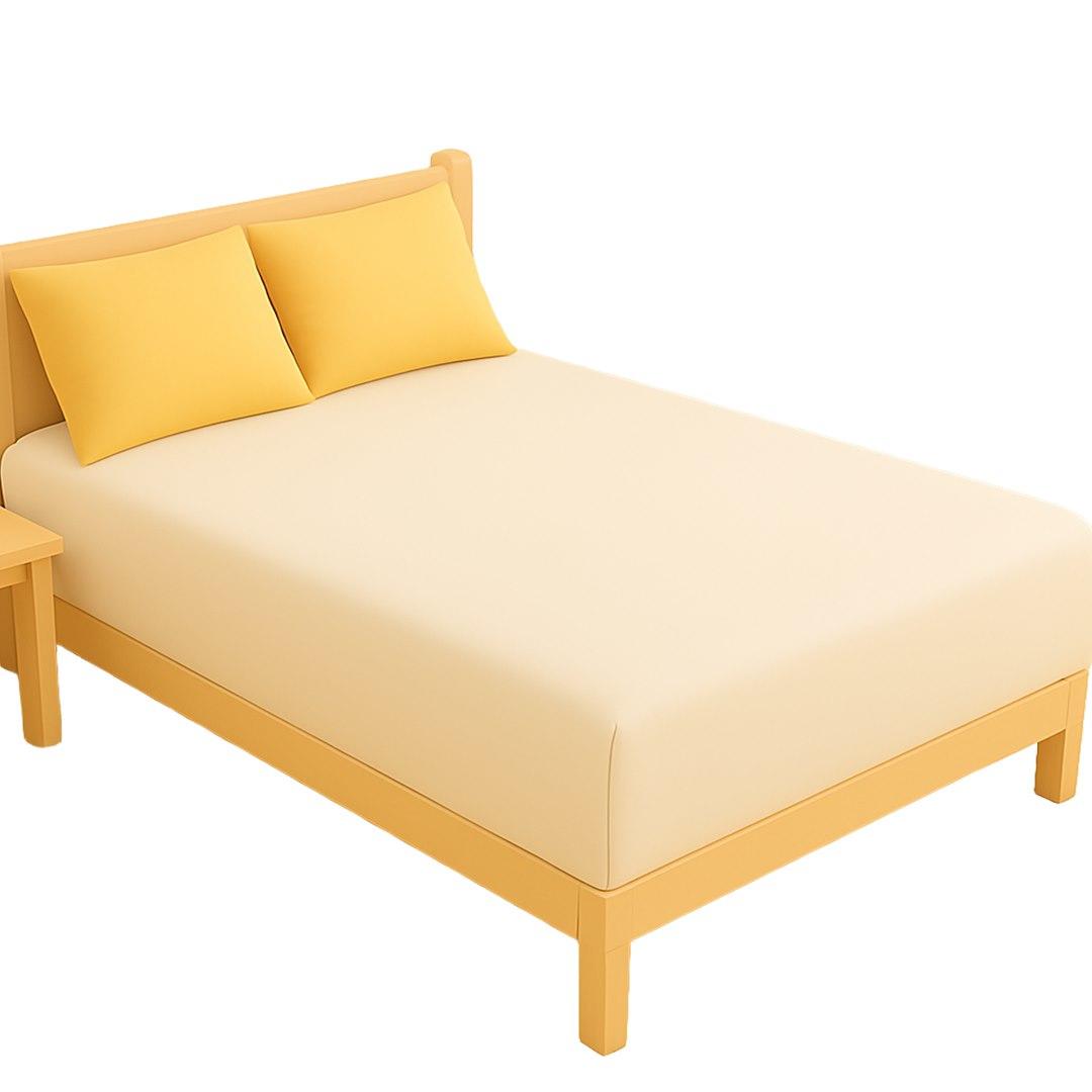 Prześcieradło z gumką sweet home colletion beż 738472, 738489