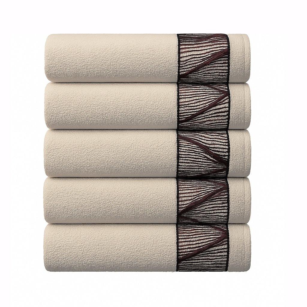 Ręcznik livia krem + cappuccino 400gsm 797776, 797783, 797790