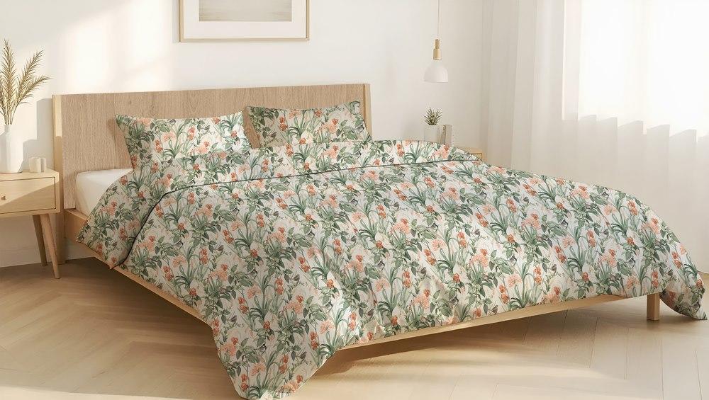 Pościel z mikrofibry hoyas orange 795376, 795383